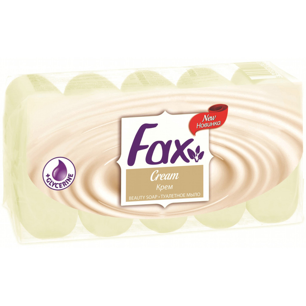 Тверде мило Fax Крем 5 х 70 г (8690506391393) - зображення 1