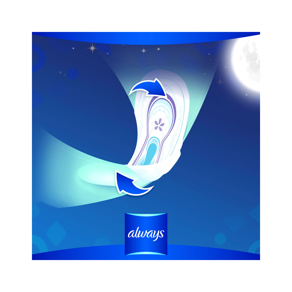 Гігієнічні прокладки Always Ultra Night 7 шт (4015400041603) - зображення 6