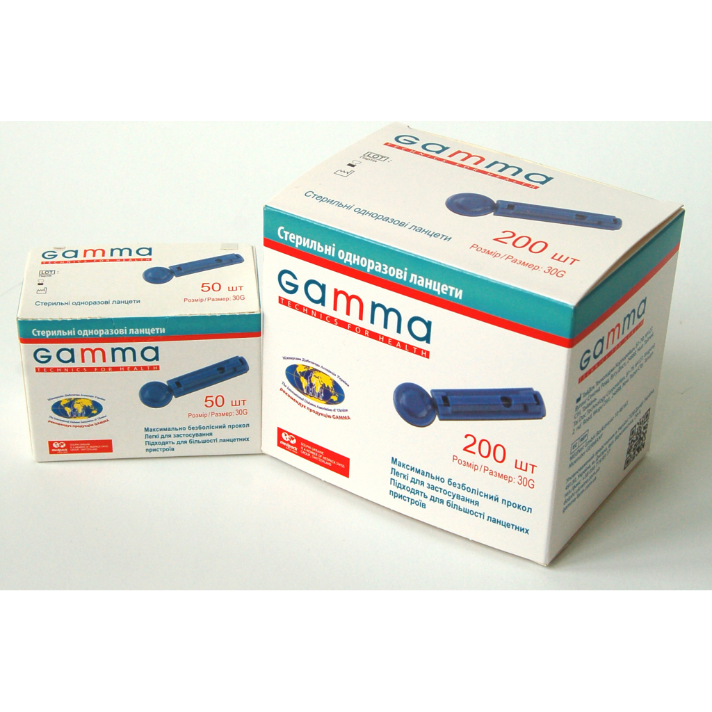 Ланцети Gamma 50 шт. (7640162324649) - изображение 7