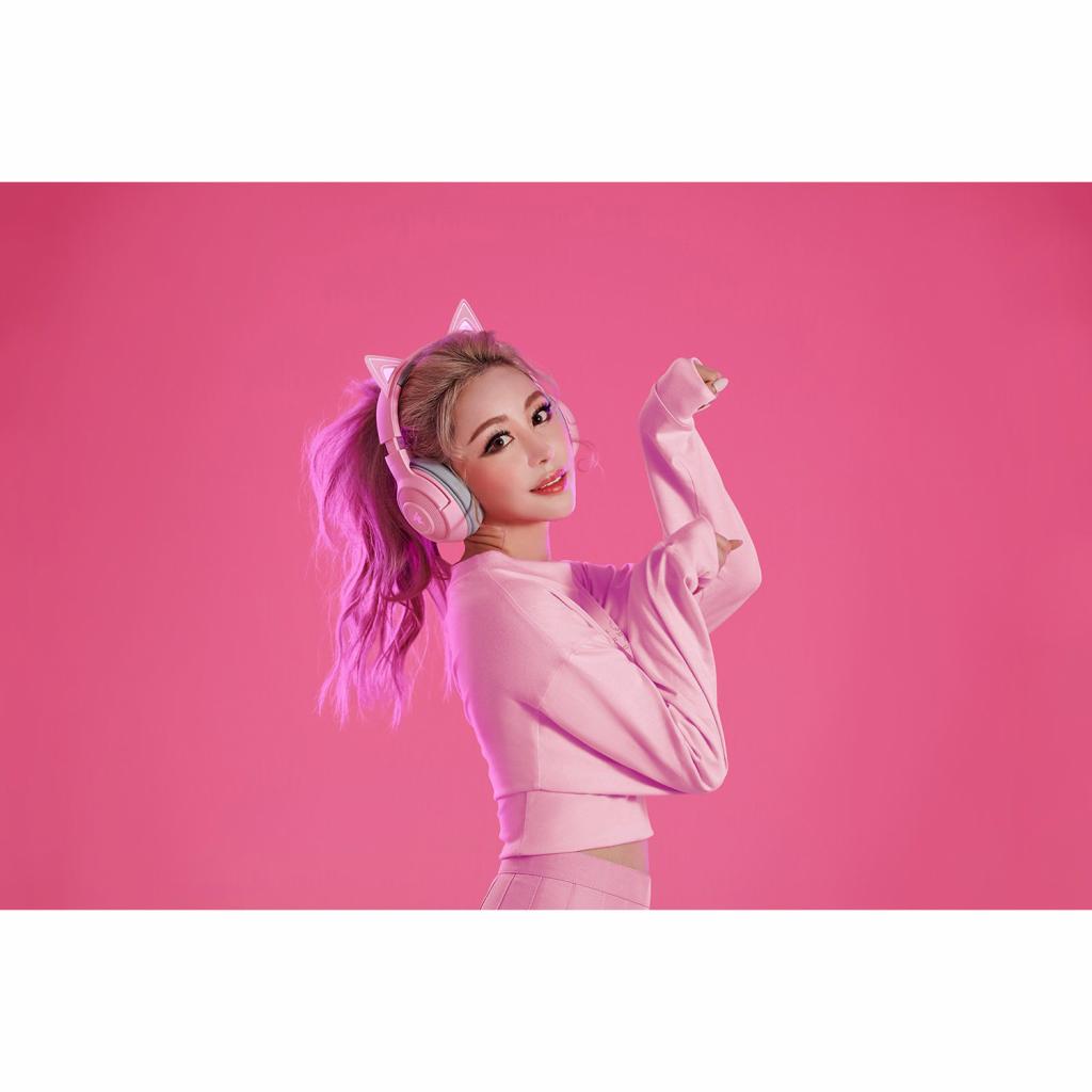 Навушники Razer Kraken BT Kitty Edition Quartz Pink (RZ04-03520100-R3M1) - зображення 6