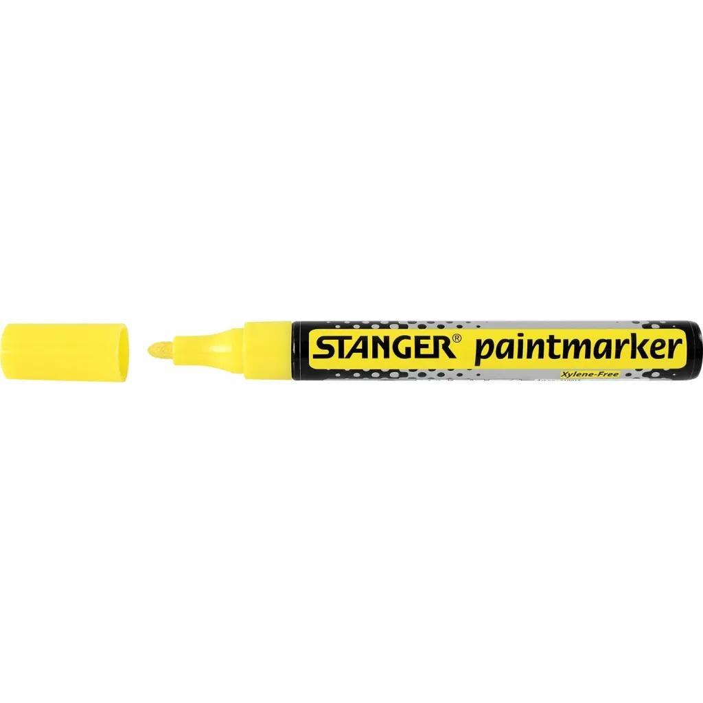 Маркер Stanger Permanent жовтий Paint 2-4 мм (219015) - зображення 1