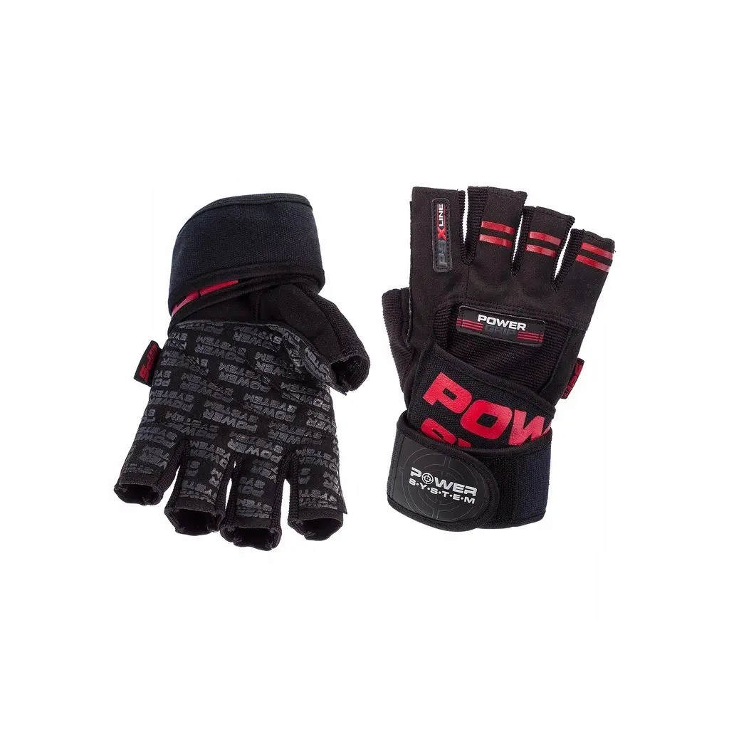 Рукавички для фітнесу Power System PS-2800 Червоні XL (PS-2800_XL_Red) - зображення 4