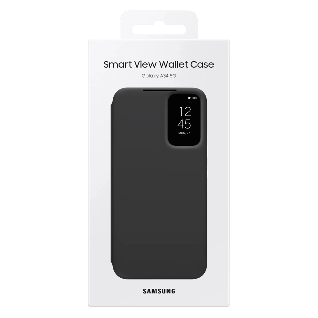 Чохол до мобільного телефона Samsung Samsung A34 Smart View Wallet Case Black (EF-ZA346CBEGRU) - зображення 6