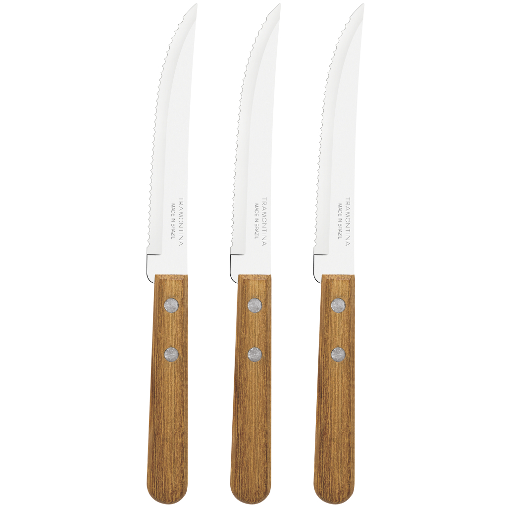 Столовий ніж Tramontina Dynamic для стейка 127 мм 3 шт (22300/305) - зображення 3