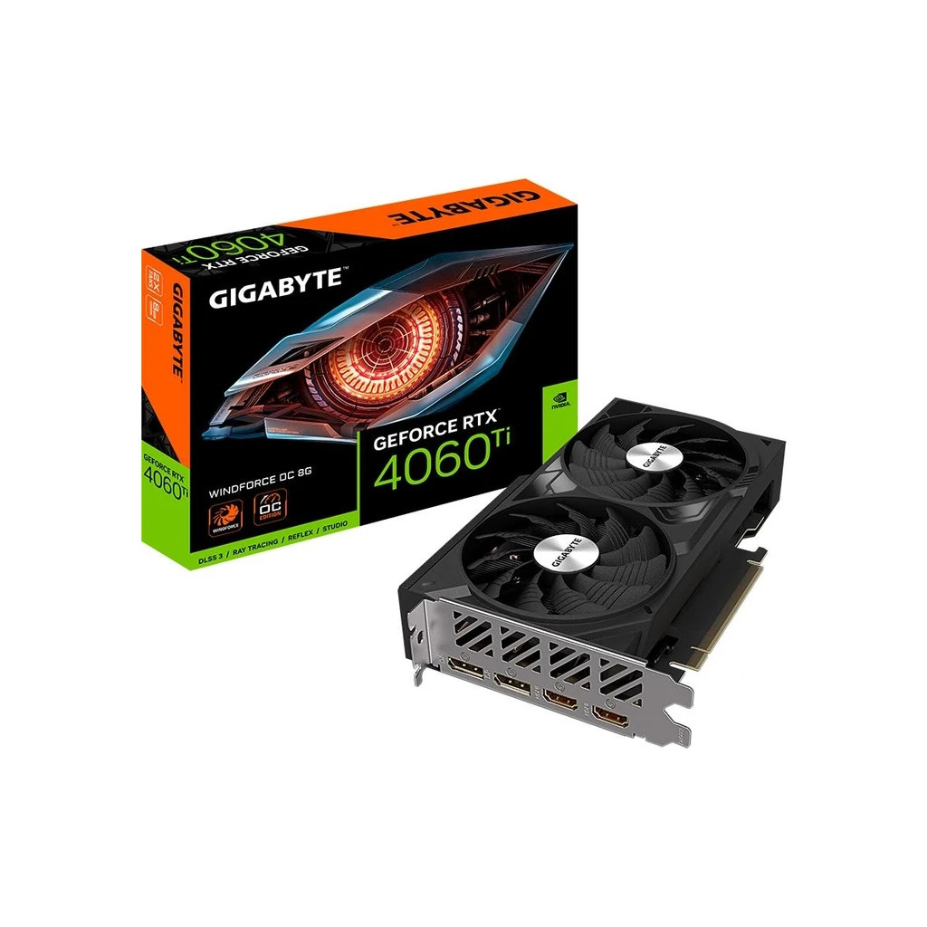 Відеокарта GIGABYTE GeForce RTX4060Ti 8Gb WINDFORCE OC (GV-N406TWF2OC-8GD) - зображення 7