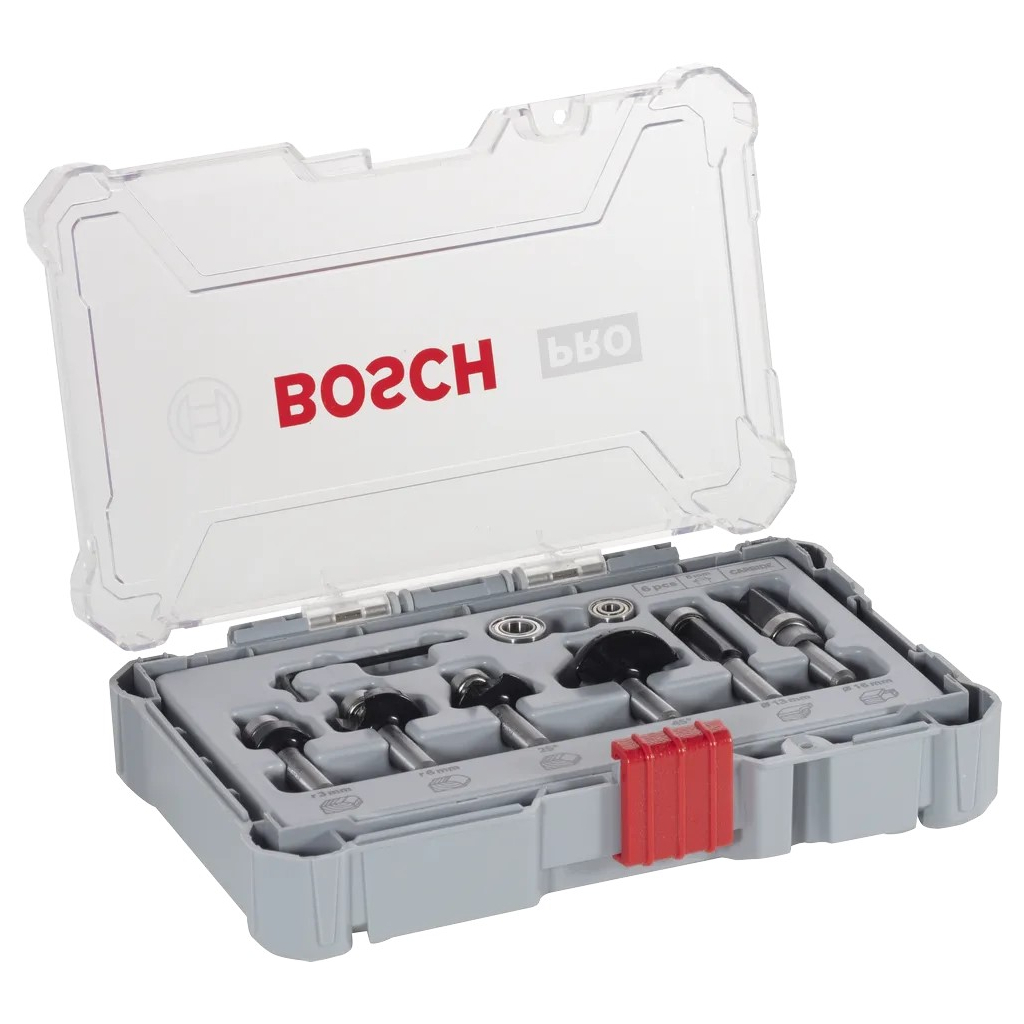 Набір фрез Bosch Professional кромкових фасонних, 8мм, 6шт (2.607.017.469) - зображення 2
