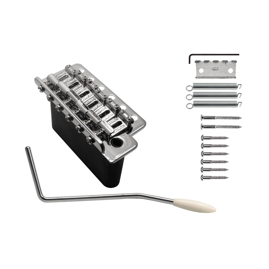 Бридж для гітари Paxphil WVCSB Chrome - зображення 3