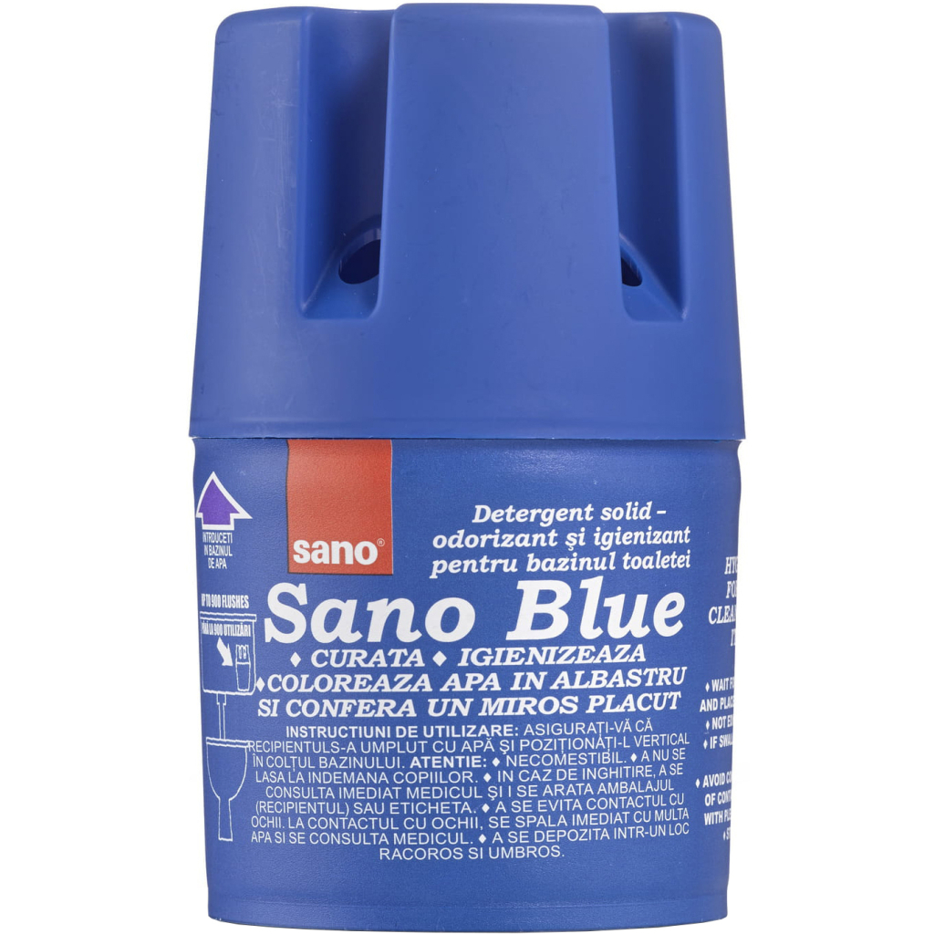 Засіб для чищення унітазу Sano Blue 150 г (7290000287607) - зображення 1