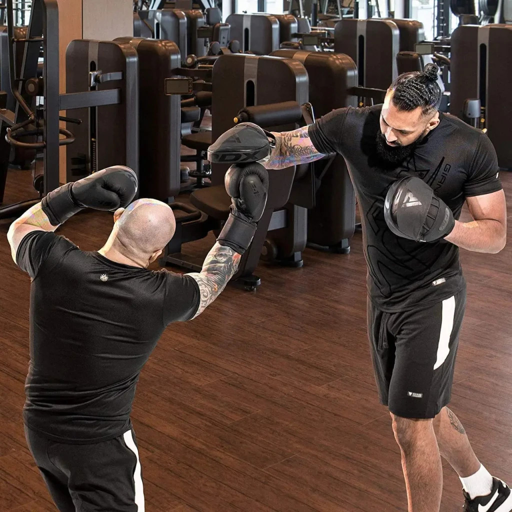 Боксерські рукавички RDX F15 Noir Matte Black 16 унцій (BGR-F15MB-16oz) - зображення 8