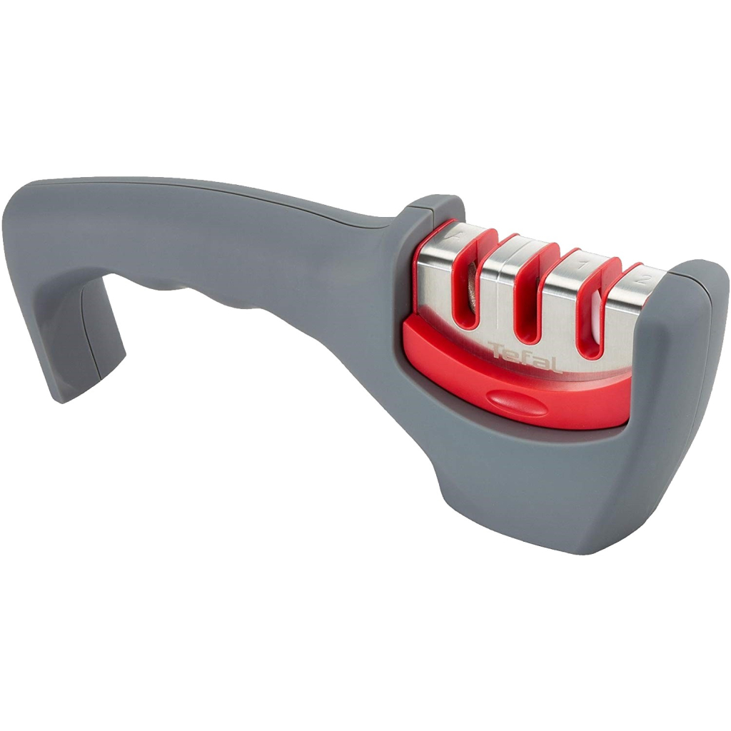 Точило для ножів Tefal Fresh Kitchen, нержавіюча сталь, пластик, сірий (K2090514) - зображення 2