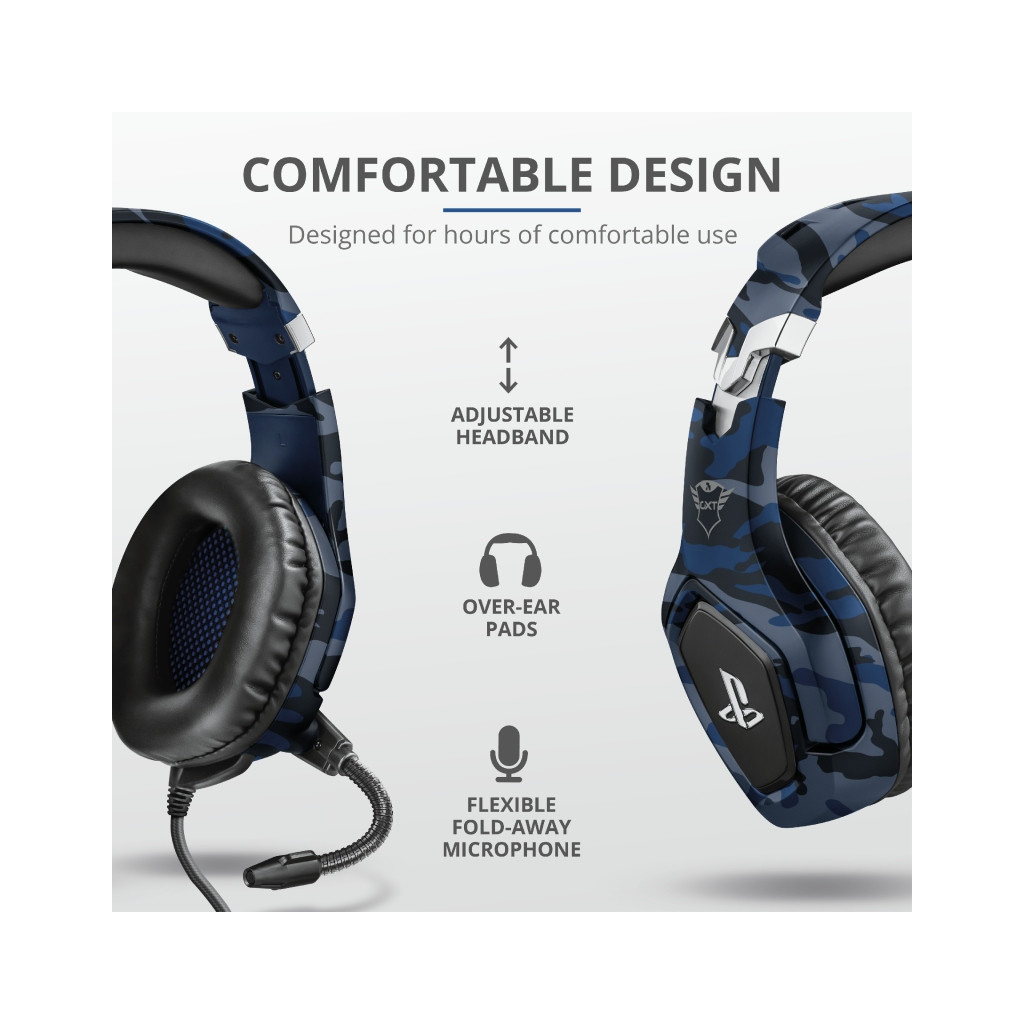 Навушники Trust GXT 488 Forze-G for PS4 Blue (23532) - зображення 9