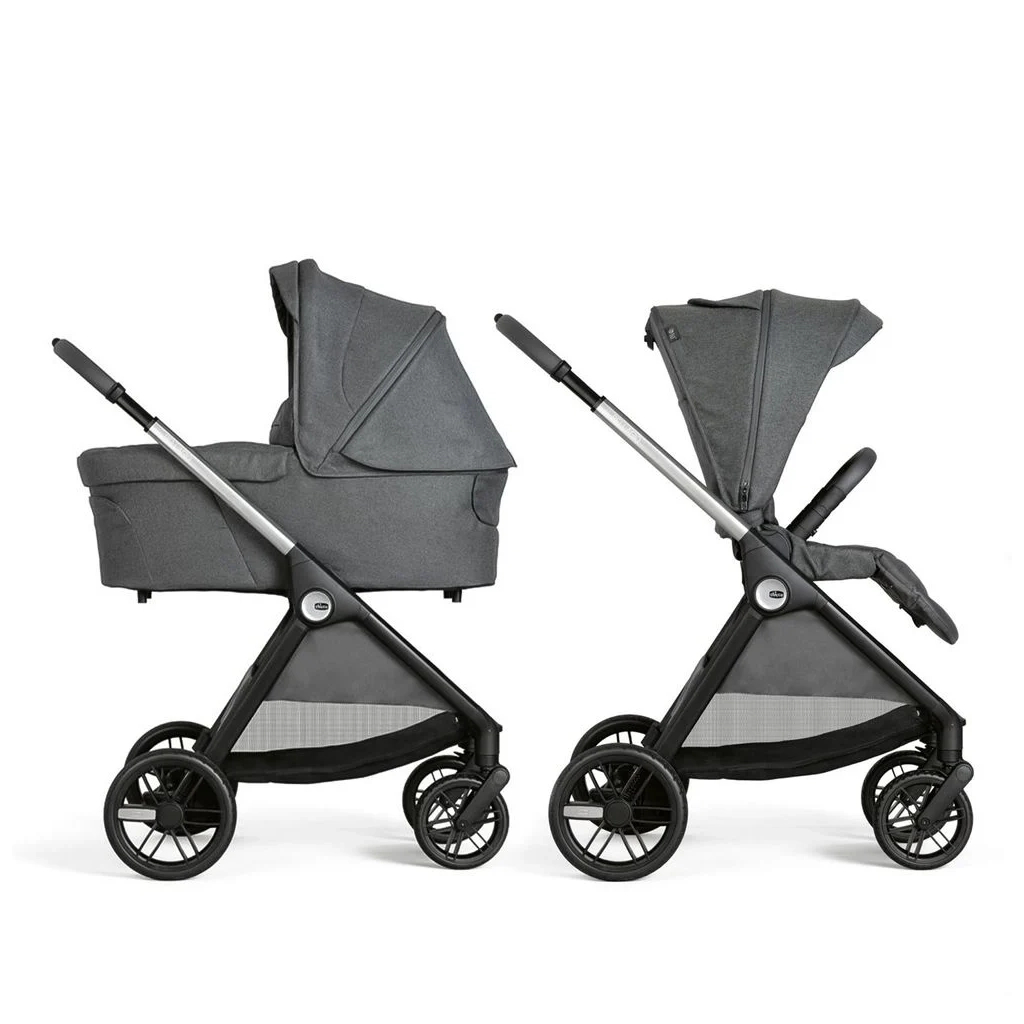Коляска Chicco 2 в 1 Bellagio Темно-сіра (2900990878017) (87136.45.01) - зображення 1