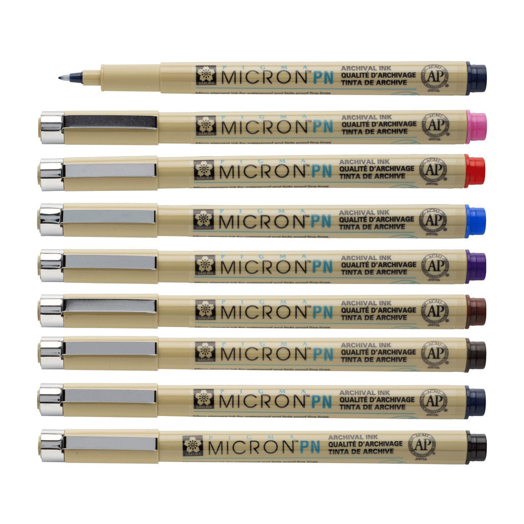 Лайнер Sakura PIGMA MICRON PN Чорний (0.4-0.5мм) (084511307216) - зображення 2