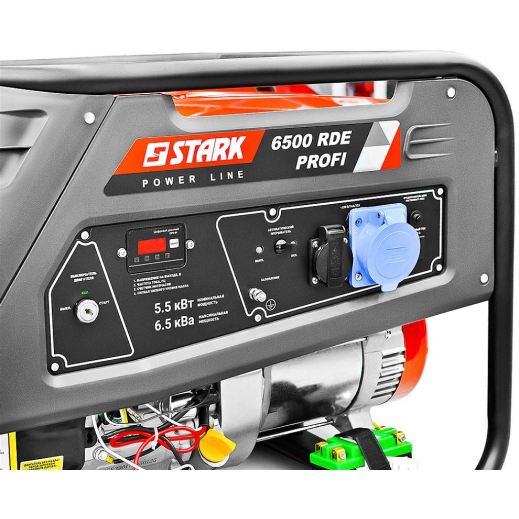 Генератор Stark 6500 RDE Profi, бензиновий (240550020) - зображення 6