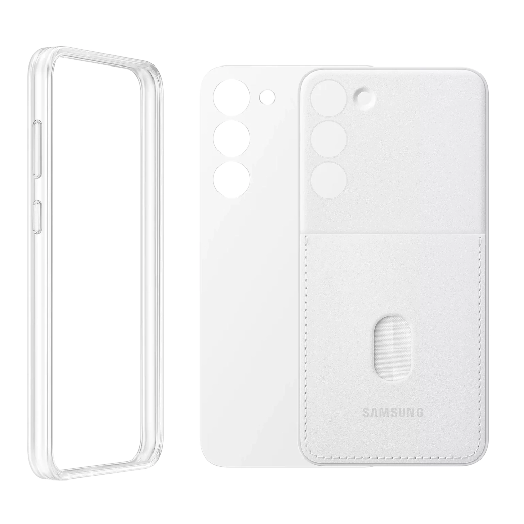 Чохол до мобільного телефона Samsung Galaxy S23 Plus Frame Case White (EF-MS916CWEGRU) - зображення 2