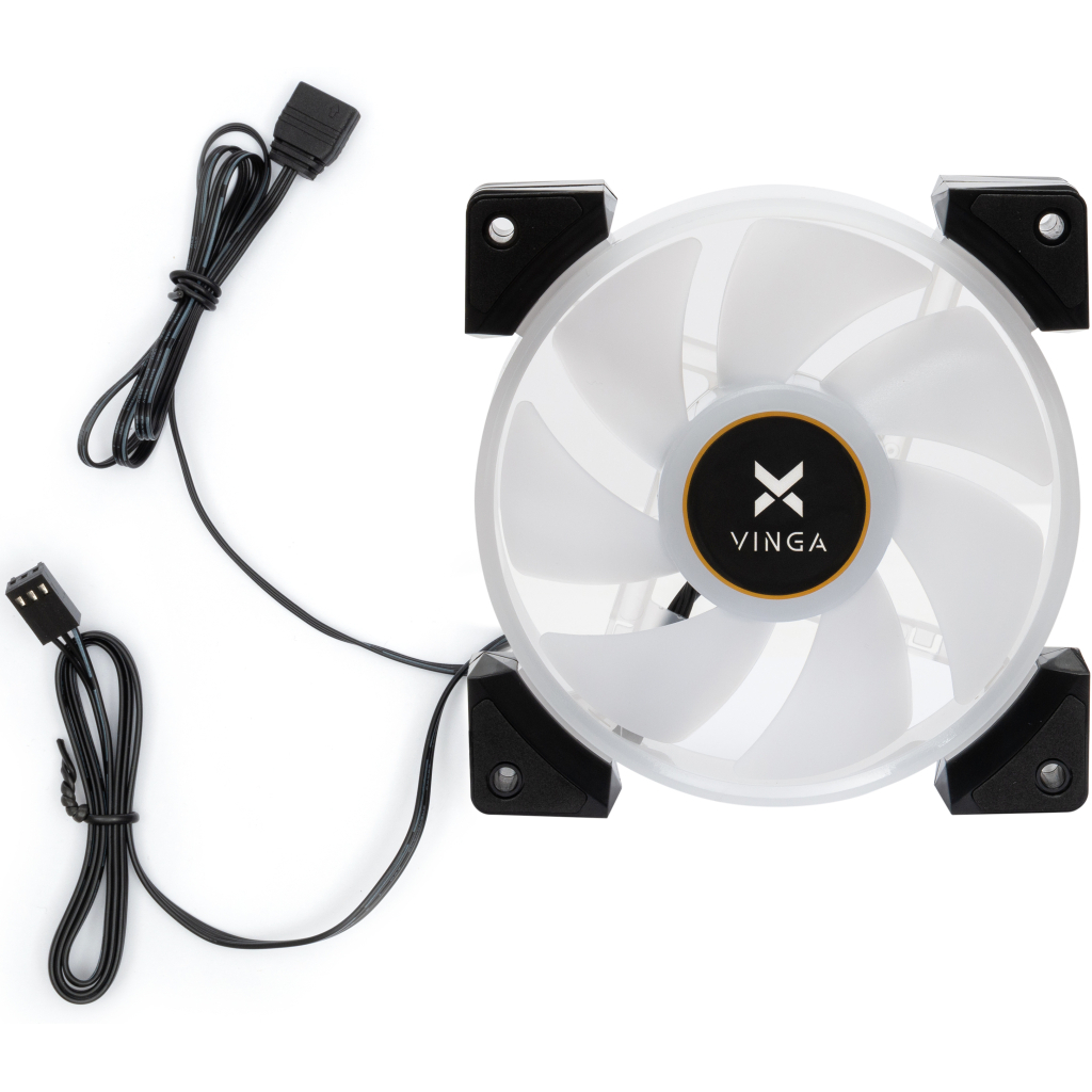 Кулер до корпусу Vinga RGB fan-09 - зображення 5