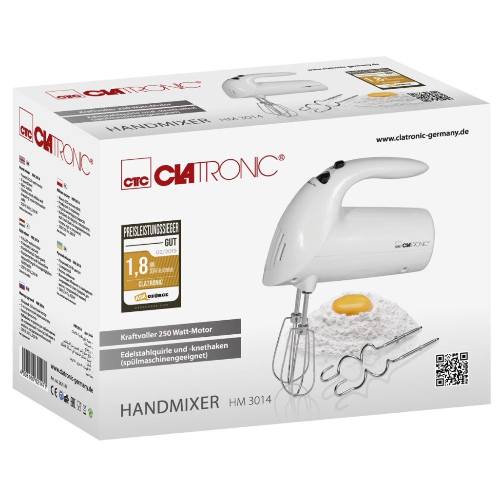 Міксер Clatronic HM 3014 White (HM3014 White) - зображення 3