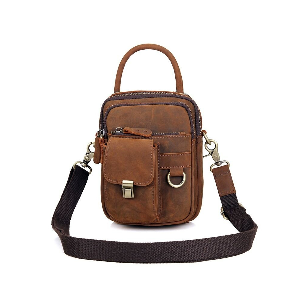 Сумка Vintage Коричнева (14416) - зображення 6