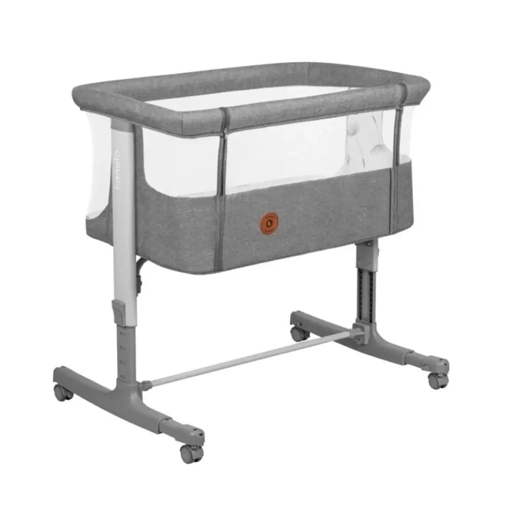 Ліжечко Lionelo приставне Aurora Grey Concrete (LO-AURORA GREY CONCRETE) - зображення 1