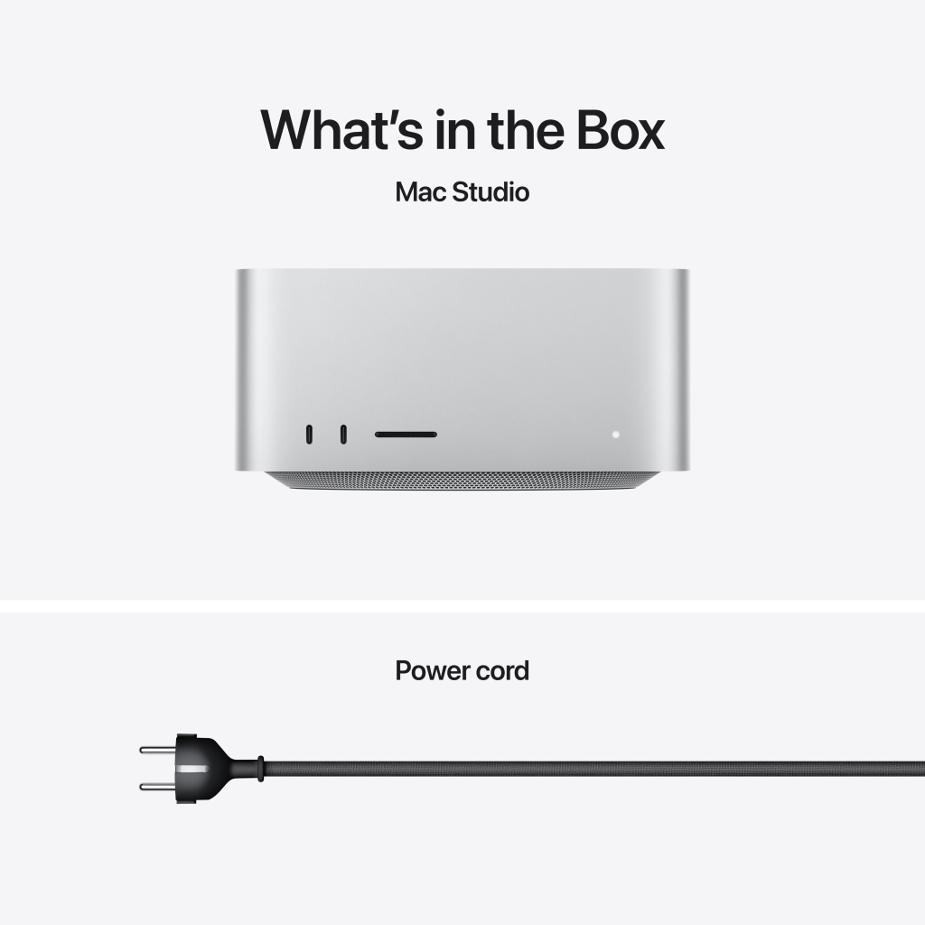 Комп'ютер Apple A3389 Mac Studio / M3 Ultra chip with 28core CPU, 60core GPU, 96GB, 1TB (MU973UA/A) - зображення 5