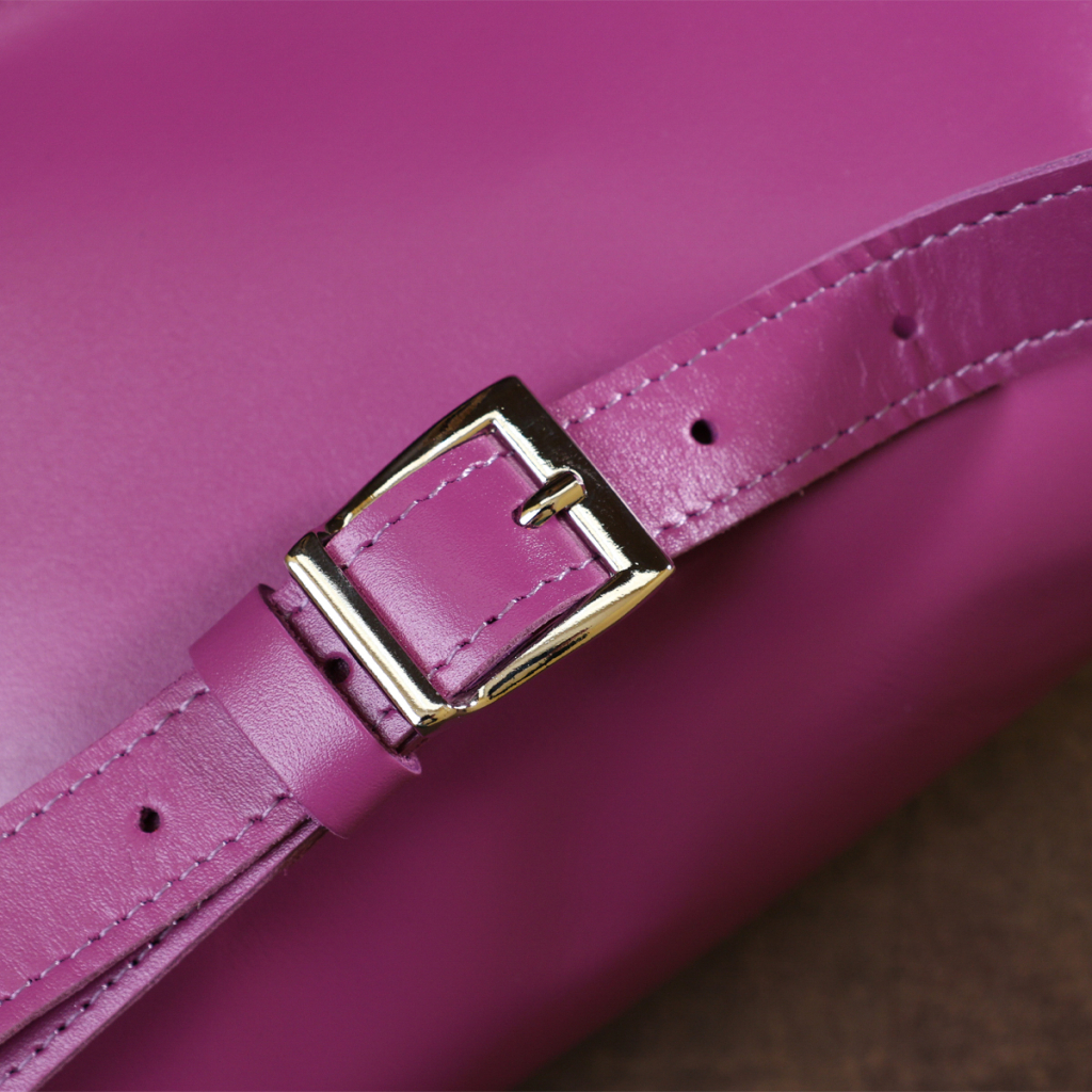 Сумка Shvigel Бананка з натуральної шкіри Фіолетова (16386) - зображення 10