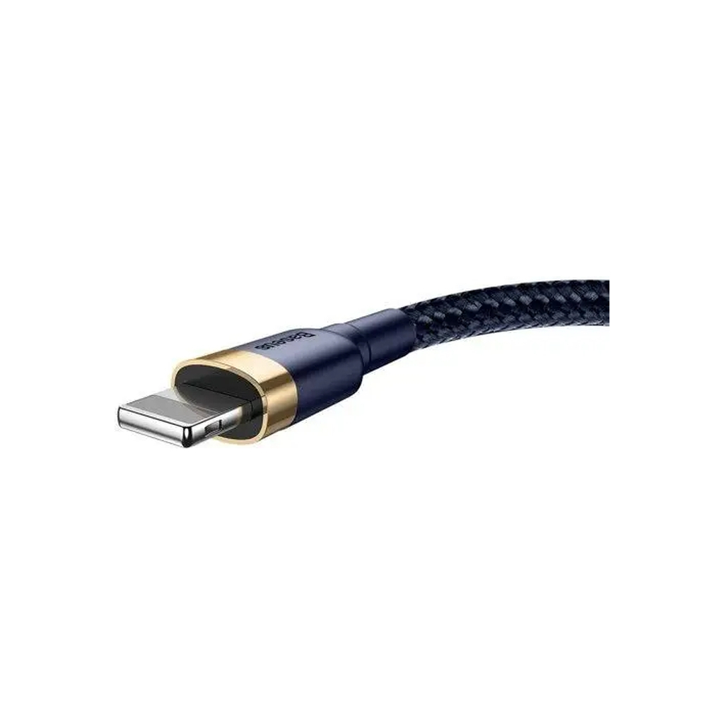Дата кабель USB 2.0 AM to Lightning 2.0m 1.5A Cafule gold+blue Baseus (CALKLF-CV3) - picture 4