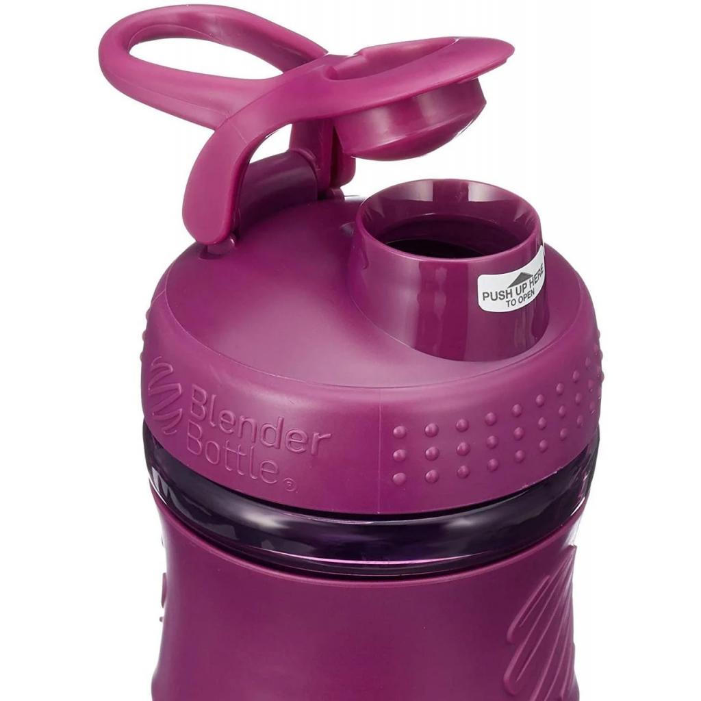 Шейкер спортивний BlenderBottle SportMixer 590ml Plum ORIGINAL (SM 20oz Plum) - зображення 3