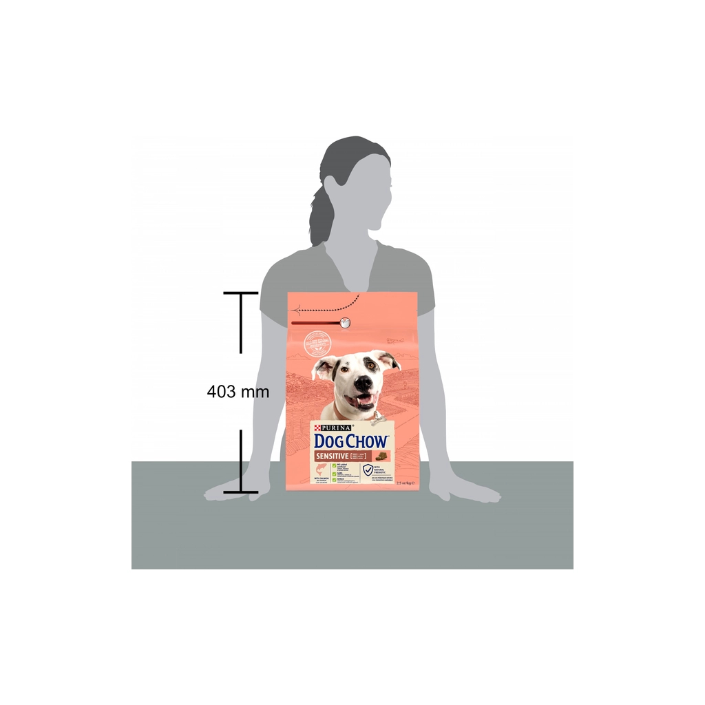 Сухий корм для собак Purina Dog Chow для дорослих, схильних до алергії собак з лососем 2.5 кг (7613034488268) - зображення 5