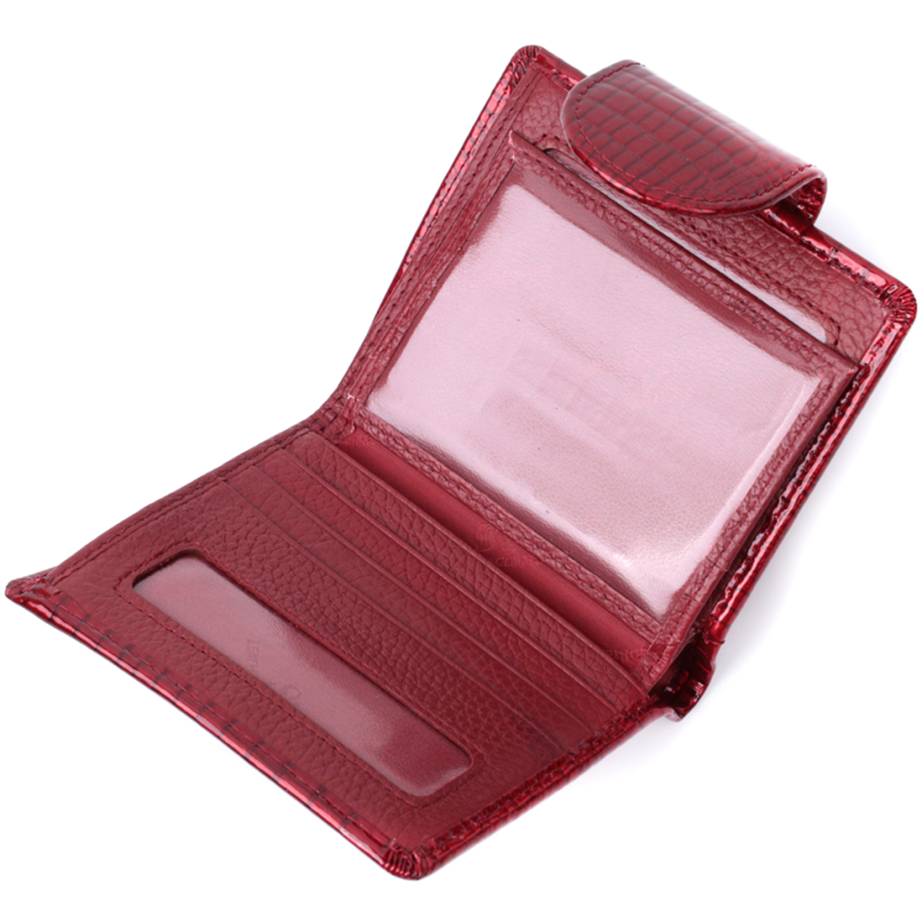 Гаманець ST Leather З натуральної шкіри Червоний (22685) - изображение 8