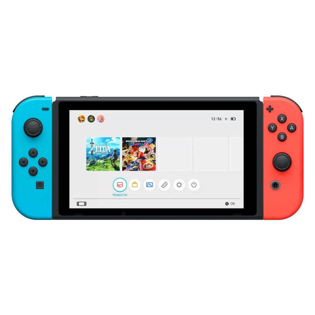 Ігрова консоль Nintendo Switch (неоновий червоний/неоновий синій (45496453596) - изображение 5