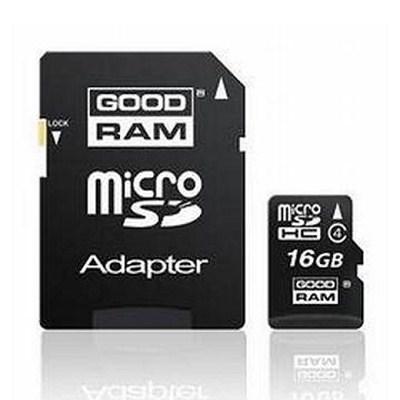 Карта пам'яті Goodram 16Gb microSDHC class 4 (SDU16GHCAGRR10 / M40A-0160R11) - зображення 1