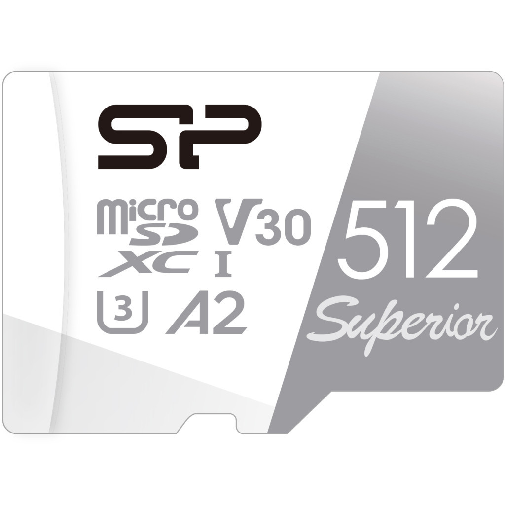 Карта пам'яті Silicon Power 512Gb microSDXC class10 UHS-I Superior Color 100R/80W+adapt (SP512GBSTXDA2V20SP) - зображення 1