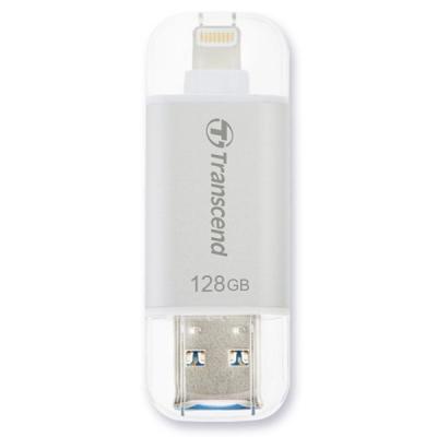 USB флеш накопичувач Transcend 128GB JetDrive Go 300 Silver USB 3.1 (TS128GJDG300S) - зображення 1