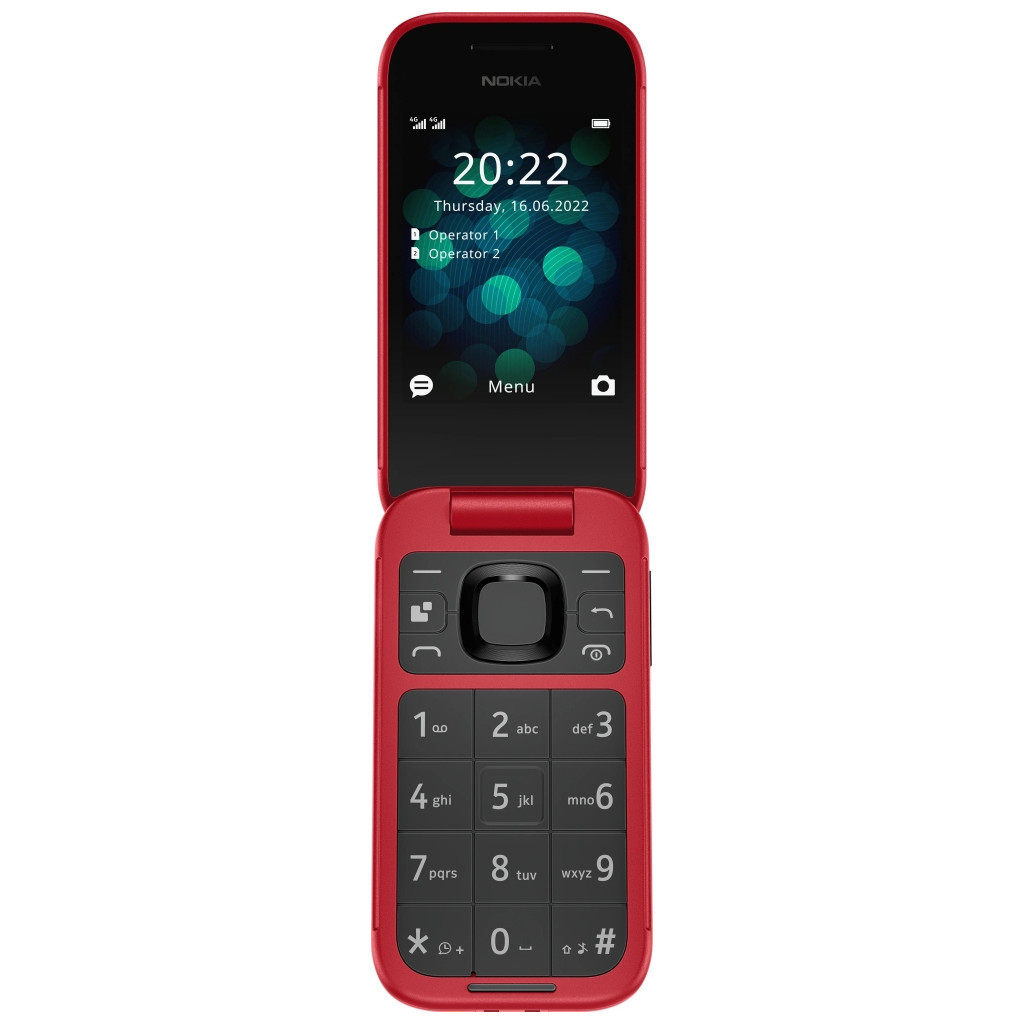 Мобільний телефон Nokia 2660 Flip Red - зображення 3