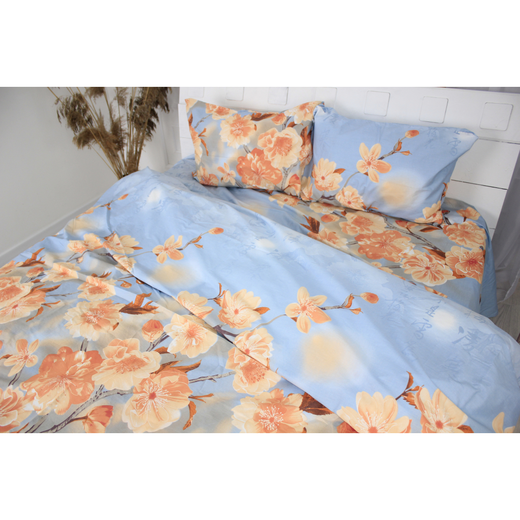 Постільна білизна MirSon Сатин 22-1281 Cherry blossom Полуторний (2200003584233) - зображення 3