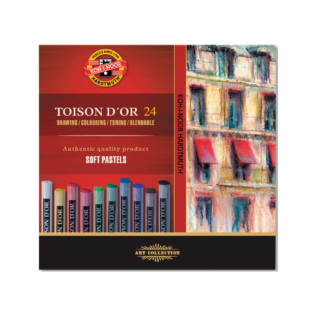 Пастель Koh-i-Noor Toison D'or суха м'яка 24 кольори (8514) - изображение 1