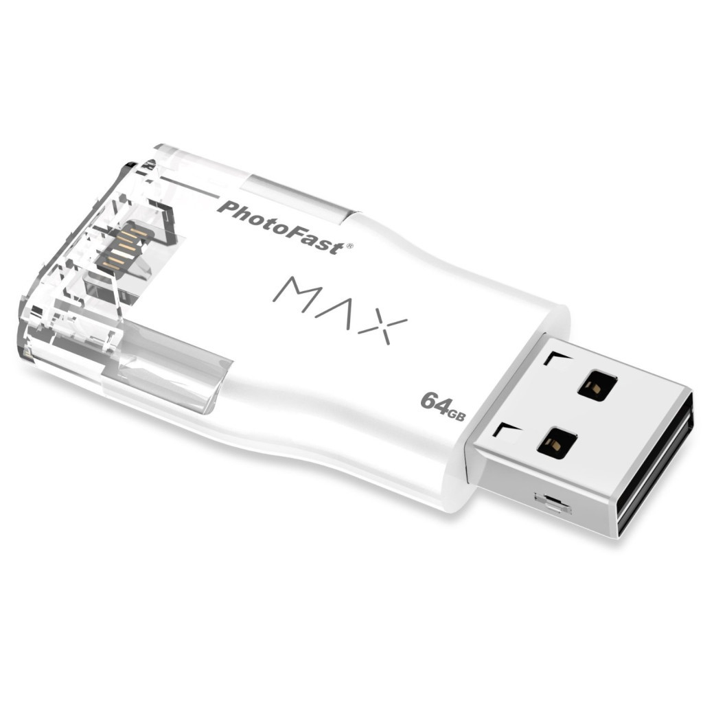 USB флеш накопичувач PhotoFast 64GB i-Flashdrive MAX White USB/Lightning (IFDMAX64GB) - зображення 7