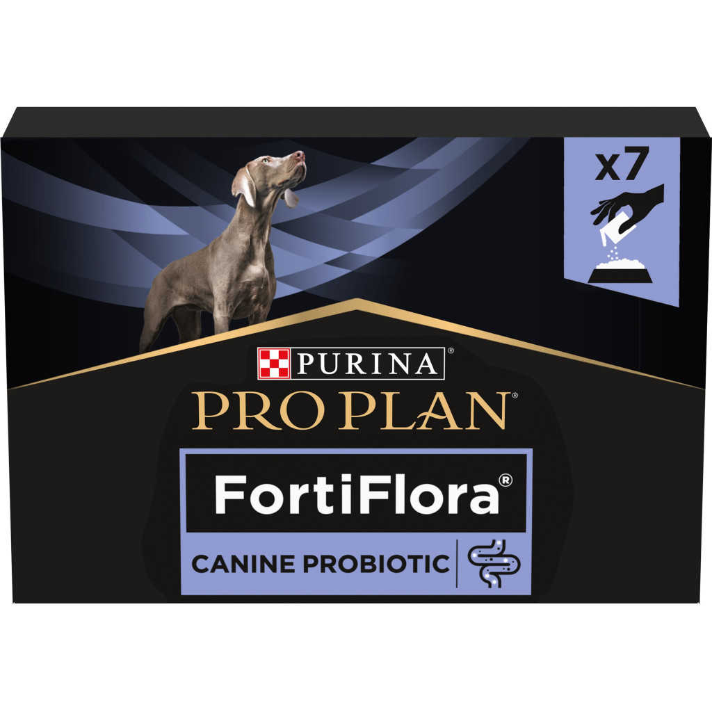 Пробіотична добавка для тварин Purina Pro Plan Canine Probiotic FortiFlora 7х1 г (8445290041210) - изображение 1