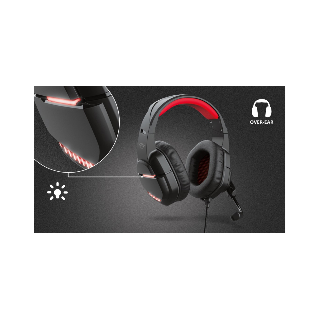 Навушники Trust GXT 448 Nixxo Illuminated Black (24030) - зображення 9