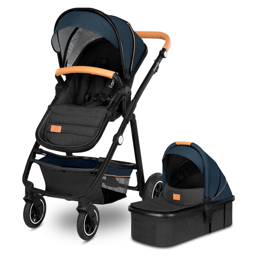 Коляска Lionelo 2 в 1 Amber Blue Navy (LO-AMBER BLUE NAVY (2in1)) - зображення 2
