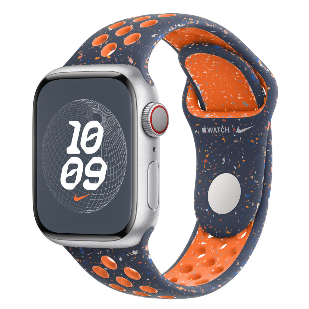 Ремінець до смарт-годинника Apple 41mm Blue Flame Nike Sport Band - S/M (MUUT3ZM/A) - зображення 4
