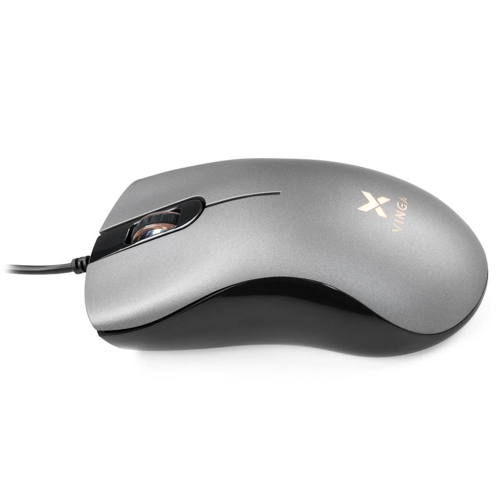 Мишка Vinga MS-680 grey - зображення 3