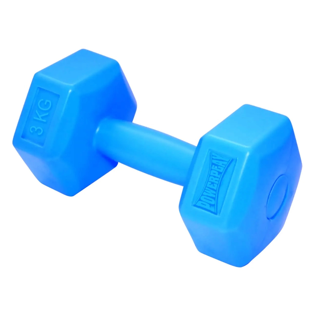 Гантель PowerPlay 4124 Hercules 3 кг Blue (PP_4124_3kg) - зображення 2