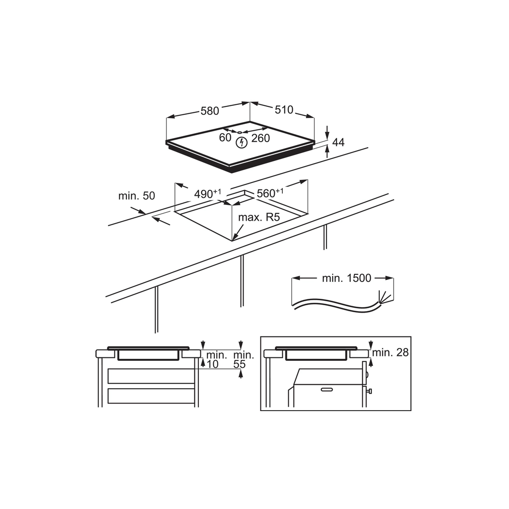 Варочна поверхня Electrolux EIS62453IT - зображення 8