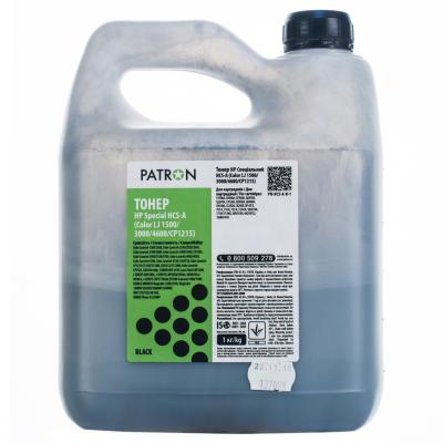 Тонер Patron HP CLJ 1500/3000/4600/CP1215 HCS-A 1кг BLACK (PN-HCS-A-B-1) - зображення 1
