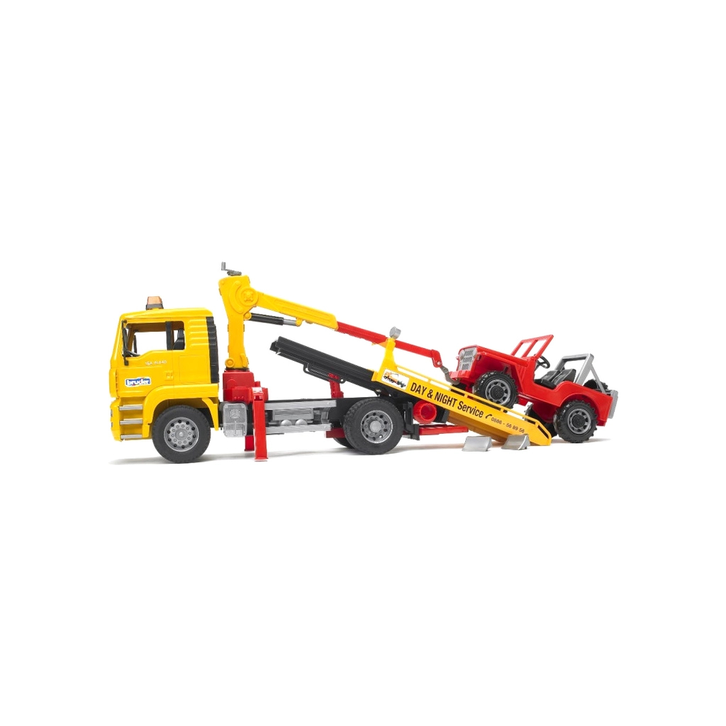 Спецтехніка Bruder Евакуатор MAN+джип, М1:16 (02750) - зображення 5