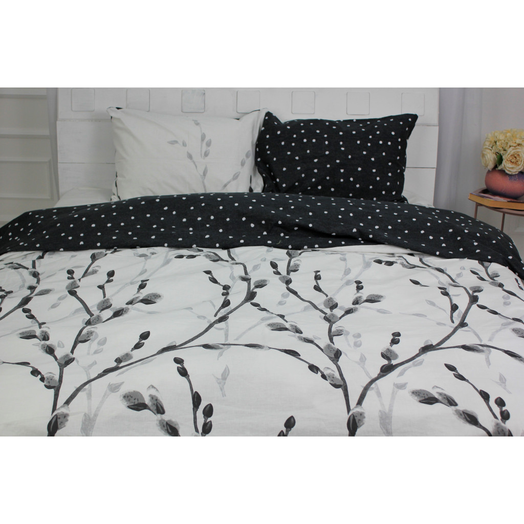 Постільна білизна MirSon Бязь Ranforce Elite 17-0413 Cats on the willow King Size (2200004705682) - зображення 1