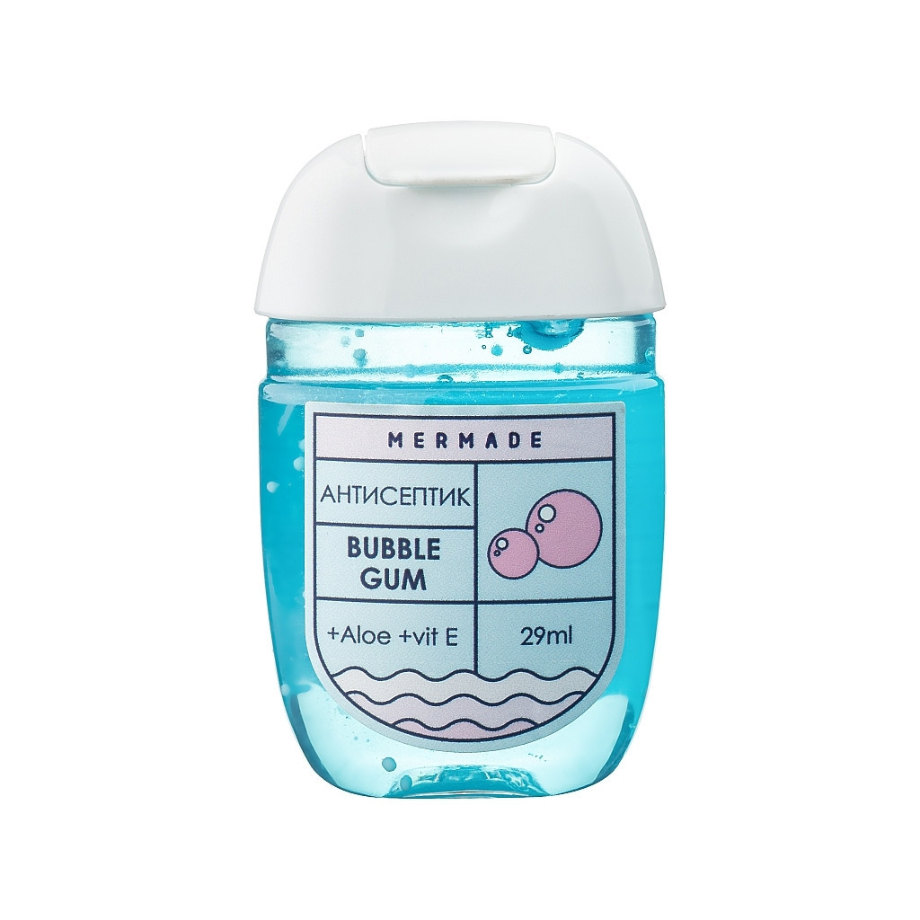 Антисептик для рук Mermade Bubble Gum 29 мл (4820241300129) - зображення 1