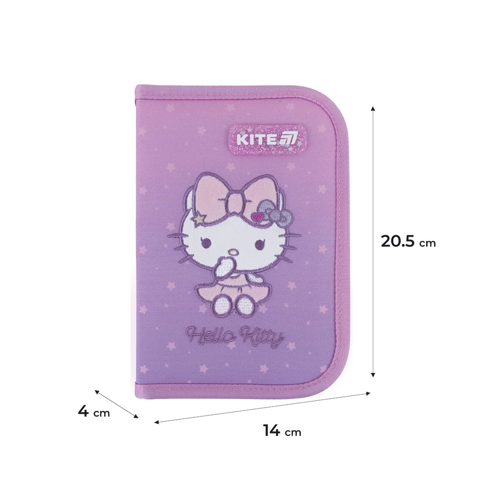 Пенал Kite 621 Hello Kitty, 1 відділення, 1 відворот (HK25-621) - изображение 2