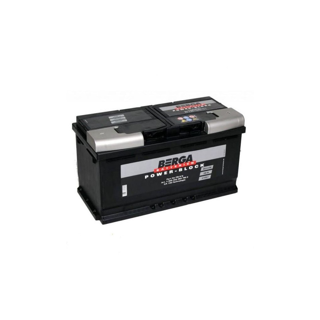 Акумулятор автомобільний Berga Power Block 100А Ев (600402083) - зображення 1